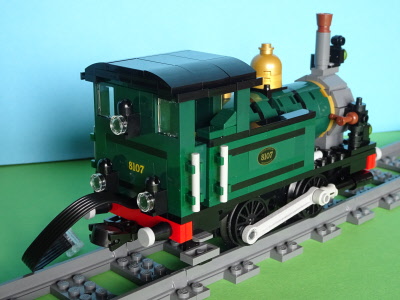 lego steam engine moc